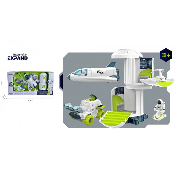 Дитяча іграшка космічний набір 80105 шатл машинка станція