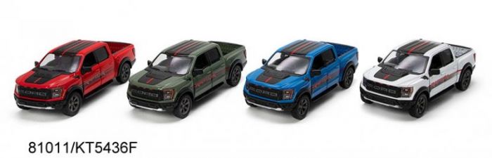 Дитяча іграшка машинка металева KT5436WF KINSMART FORD F-150 RAPTOR (2022) 4 кольори