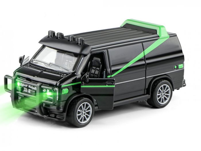 Дитяча іграшка машинка K175B19 XU YE® 1:32 металева інерційна фургон А світло звук ( відео в описі)