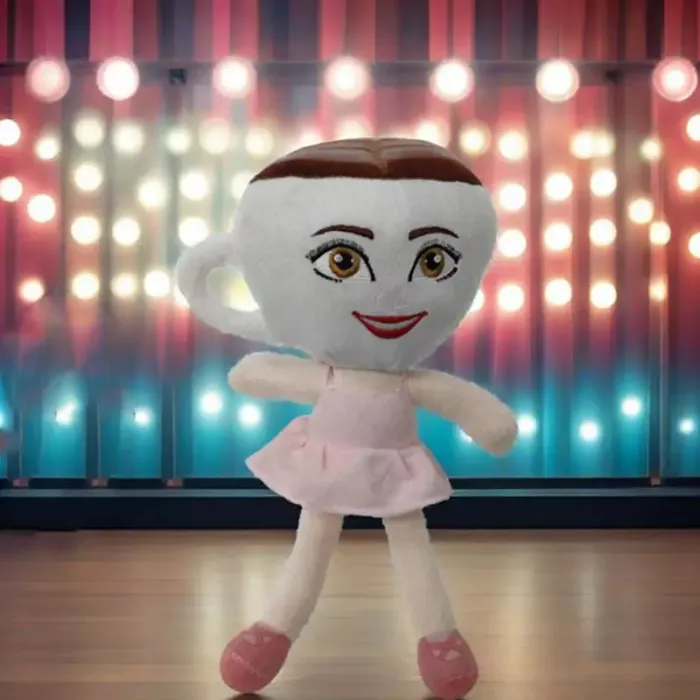 М'яка іграшка балерина капучіно 27 см, серія італійські меми (Ballerina capuchina Brainrot memes) 48161