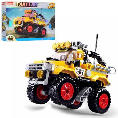 Дитяча іграшка конструктор 149 деталей автомобіль позашляховик SLUBAN M38-B0663A Car Club (машинка джип)