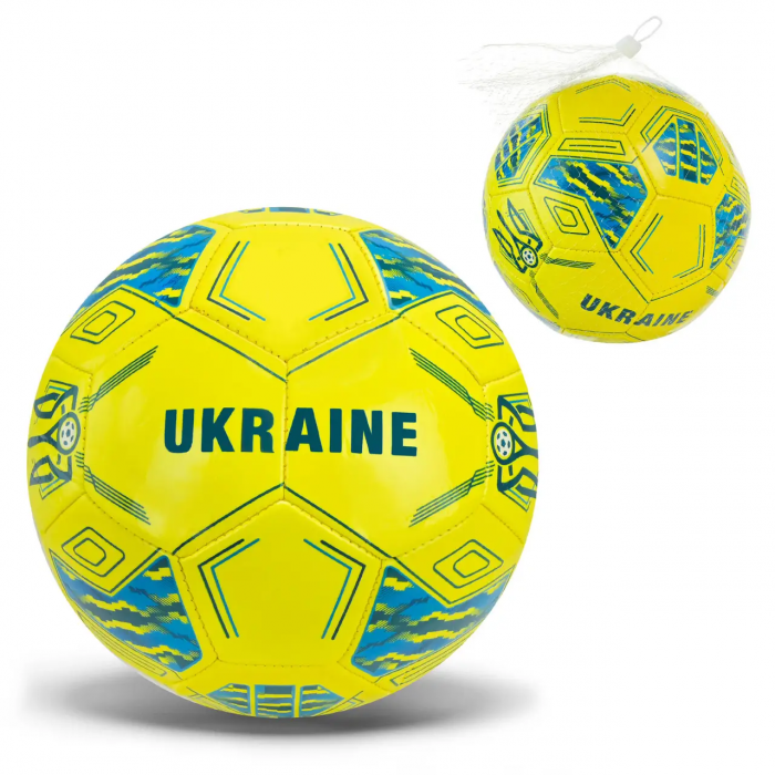 М'яч футбольний розмір №5, матеріал поверхні PVC, вага 280 гр, (FU2581)