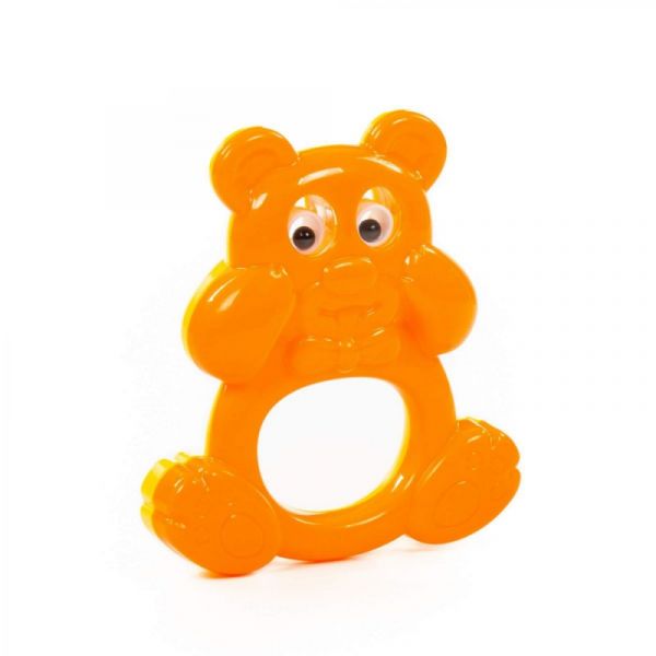 Дитяча іграшка брязкальце в ручку ведмежа 61751