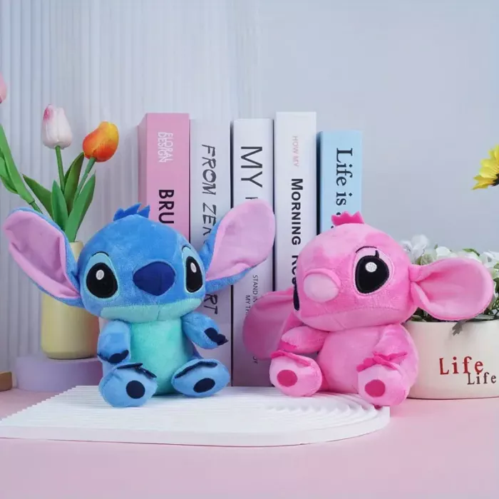 М'яка іграшка плюшева Стіч (Stitch) синій, 18 см