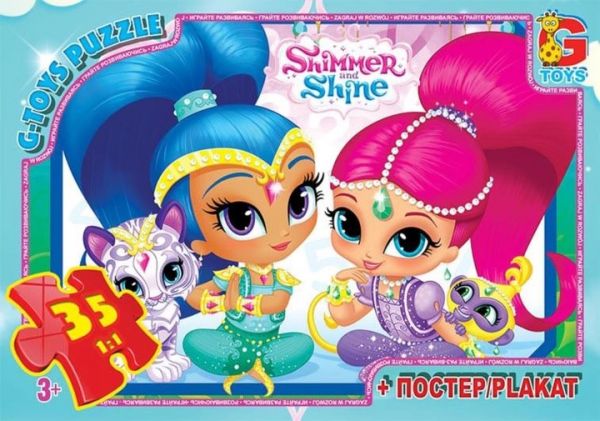 Пазли для дітей ТМ "G-Toys" із серії "Шиммер і Шайн", 35 ел, OS608