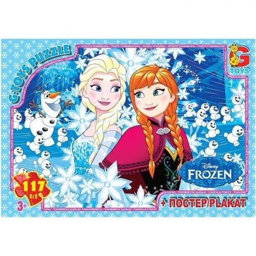 Пазли ТМ G-Toys із серії Frouzen Льодяне Сердце 117 ел FR043
