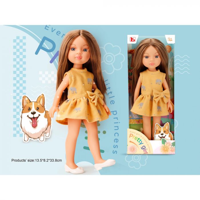 Дитяча іграшка лялька модниця 33 см LS1301-1 Pretty Girl