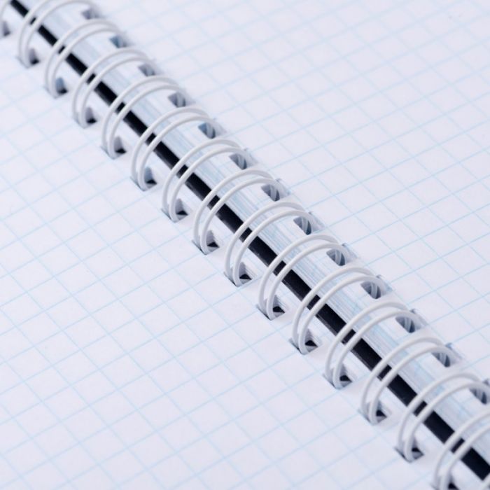 Зошит блокнот для записів дв.спіраль формат А5 , 80 аркущів клітинка щільна обладинка Office line 681832 YES