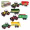 Дитяча іграшка трактор з причепом металевий SQ90333-2B tractor toy, 4 види
