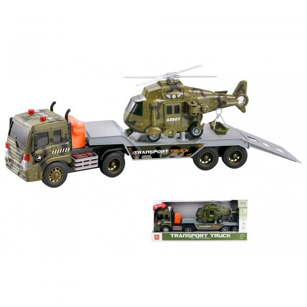 Дитяча іграшка машинка з вертольотом WY571G фрикційна