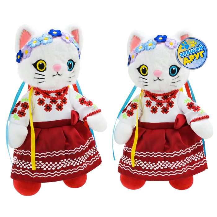 М'яка іграшка кішка (кошеня) україночка PL8242ua 31см