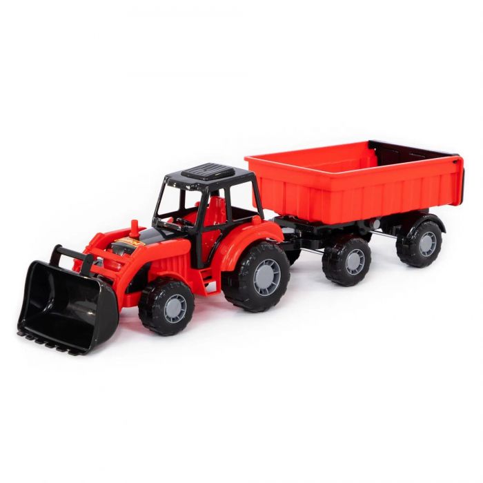 Дитяча іграшка трактор з причепом і ковшем 35264