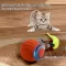 Іграшка для кота (кішки, кошеня) інтерактивний електричний м'яч з хвостиком 48157 (червоний колір)