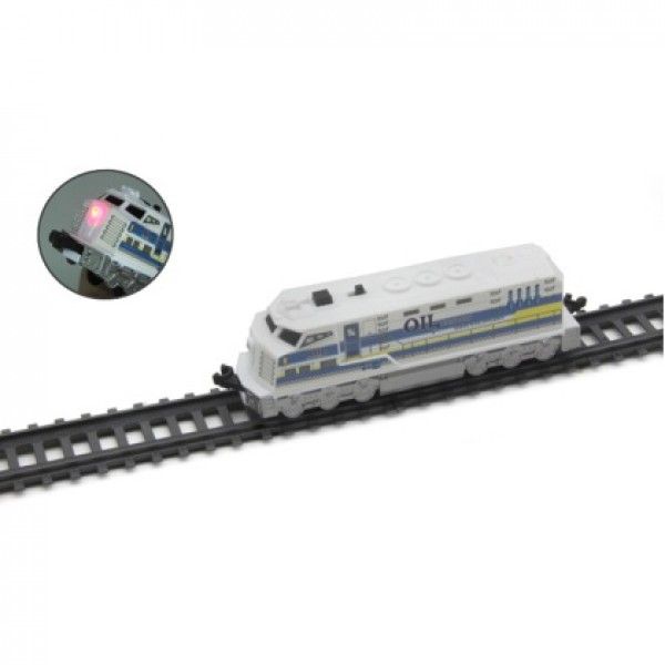 Дитяча іграшка залізниця 670 см з підйомним краном Power Train World BSQ® 2082