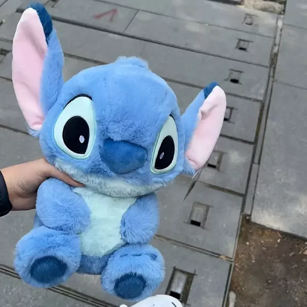 М'яка іграшка плюшева Стіч (Stitch) синій, 30 см (48129)