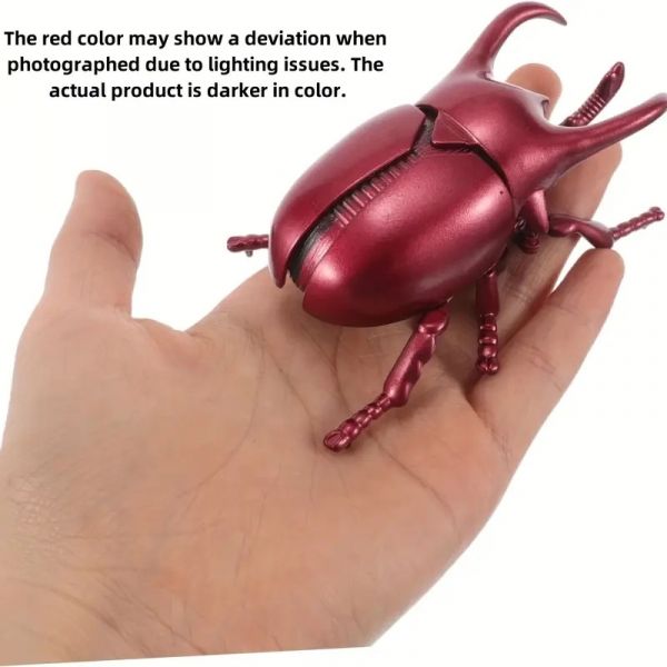 Дитяча іграшка жук механічний (колір бордовий), 3982