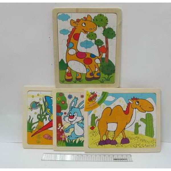 Пазли веселі звірята, MT019,15*18см, mix