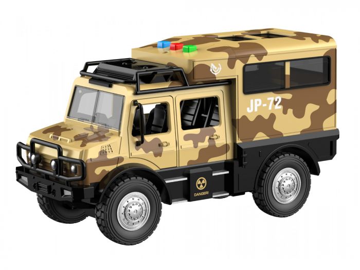 Дитяча іграшка військовий автомобіль (серія армія, військова техніка) WY980B WENYI світлові та звукові ефекти, фрикційний механізм ( відео в описі)
