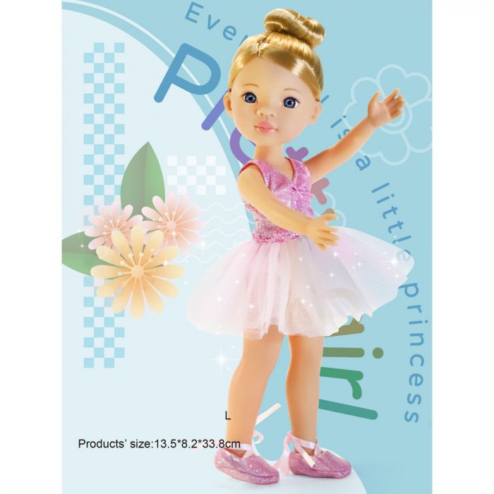 Дитяча іграшка лялька танцівниця 33см LS1301-3 Pretty Girl