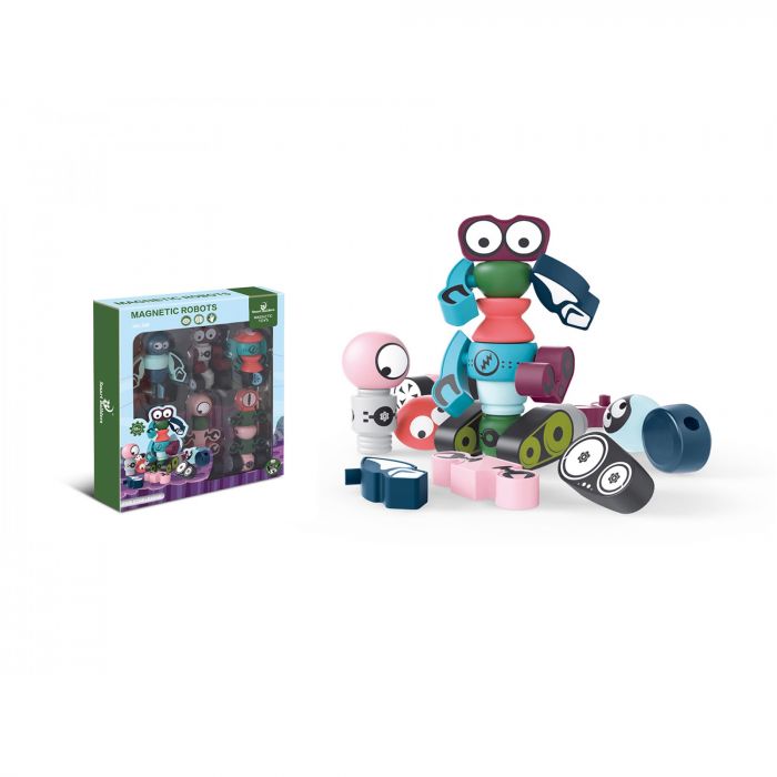 Дитяча іграшка конструктор магнітний робот, 35 детатей , 326 MAGNETIC TOYS®