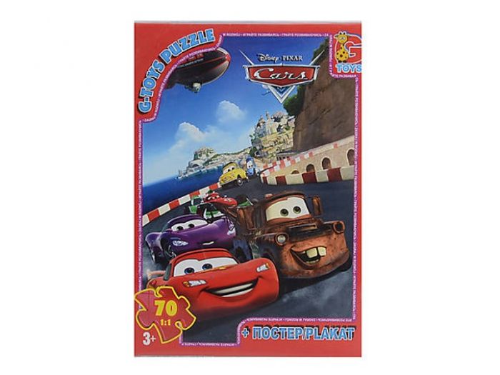 Дитяча гра пазли із серії Тачки 70 елементів Z10218 ТМ G-Toys