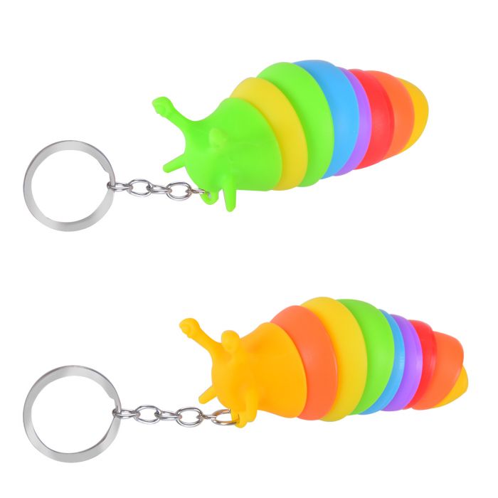 Антистрес брелок слимак  8см K16706 пакеті 10*14*3см