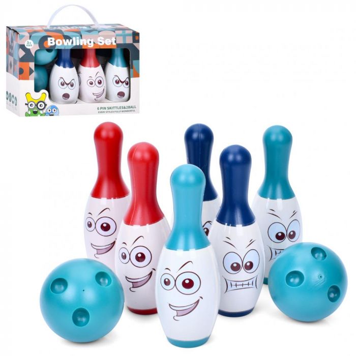 Дитяча іграшка спортивна розвиваюча боулінг MR 1239-1 кеглі 6 шт
