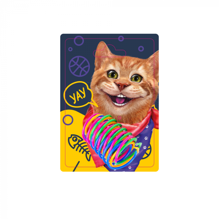 Іграшка для кота (кішки, кошеня) пружинка, набір 4 шт, KR-12196-1