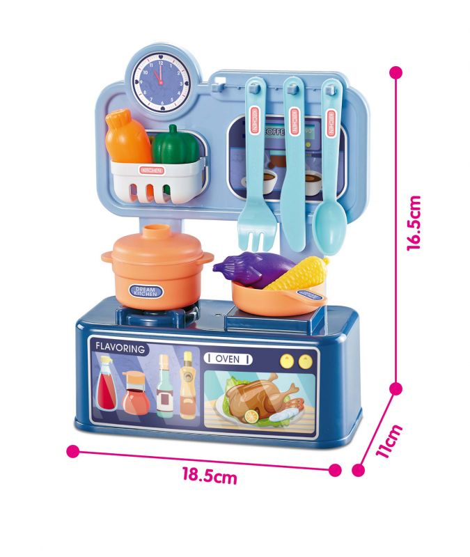 Дитяча іграшка меблі для лялькового будиночка кухня Dream Kitchen Inbealy 771-5