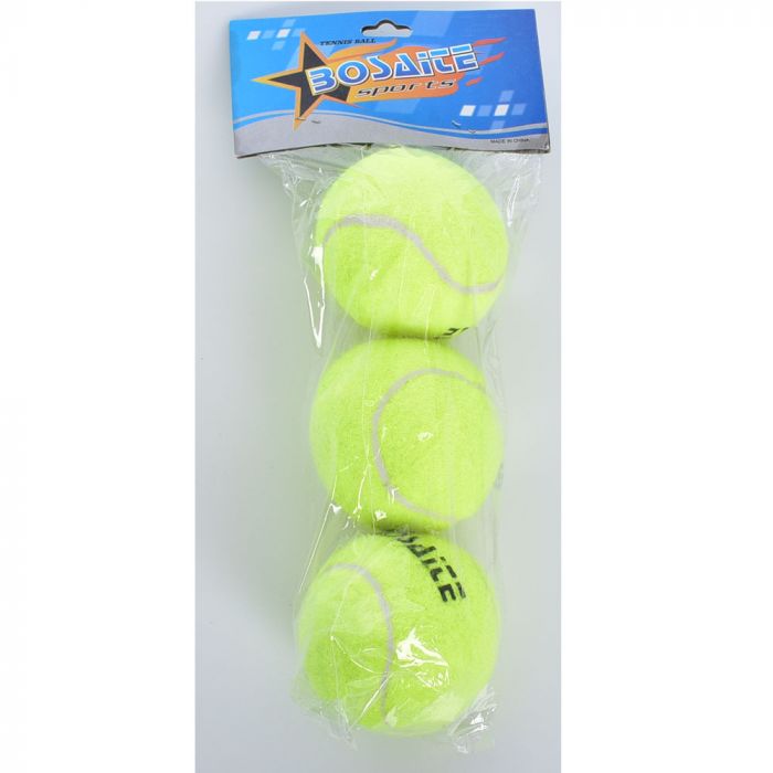 Тенісні м'ячі 6 см (великий теніс) MS 3102 набір 3 шт , кул., 25-11-6 см