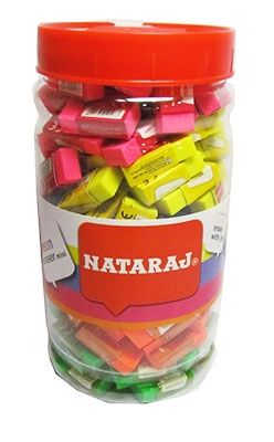 Гумка (ластик) для стирання олівця Nataraj Neon Mini 63639