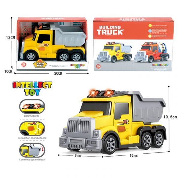 Дитяча іграшка машинка будівельна техніка світлова та звукова, XH325-C, коробка 20*13*10см відео в описі 