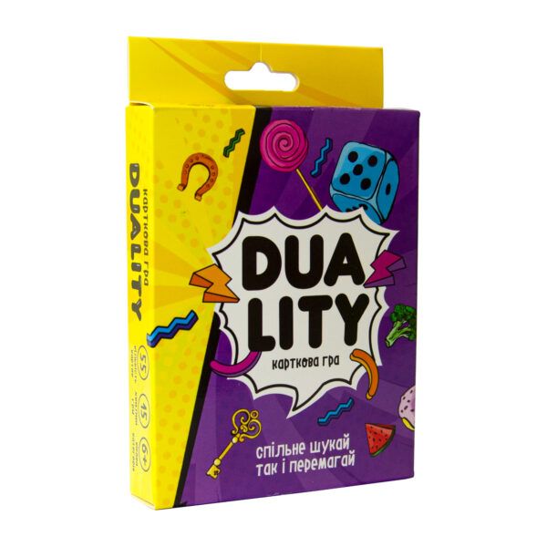 Настільна карткова гра (Вік 15+) Duality, в кор-ці 14,2-9.3-2.3см  Strateg 30958