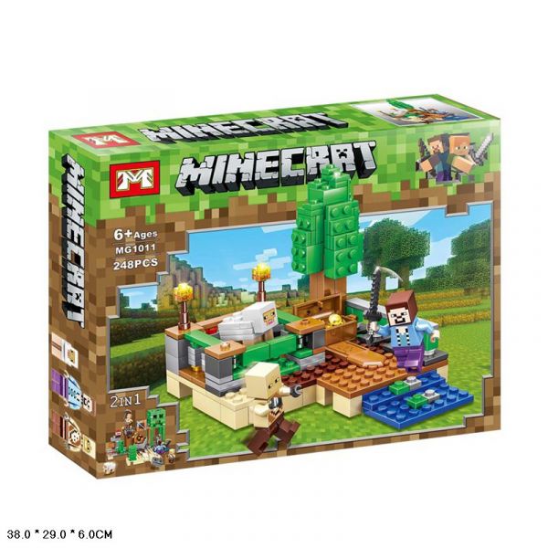Дитяча іграшка конструктор для складання кімнати з гри Майнкрафт Minecraft 248 деталей (3978) 