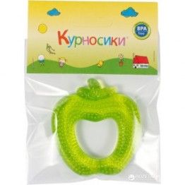 Дитячий прорізувач - брязкальце для зубів яблучко 7043 з водою