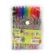 Набір гелевих ручок кольорових 528-10 Glitter pens 10шт PVC