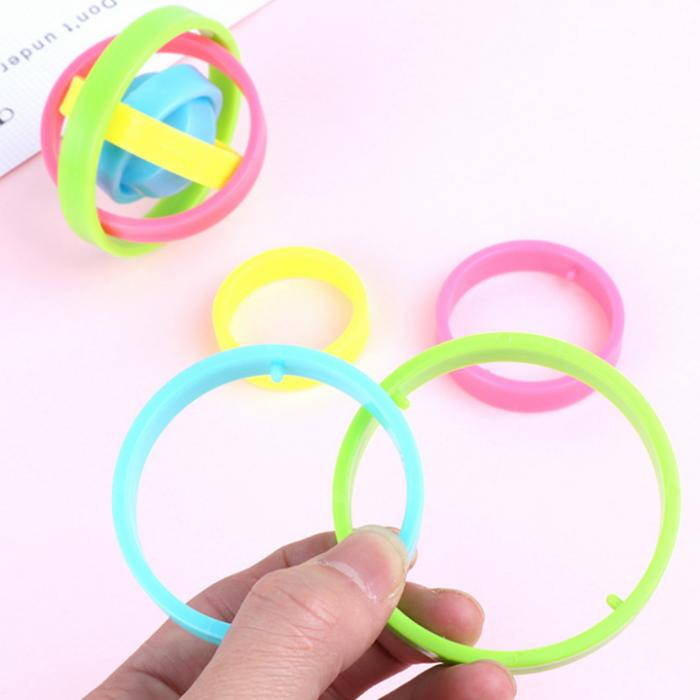 Дитяча іграшка головоломка та анстистрес Finger Gyro орбітальні кільця Spinner 6.5*6.5см, w-000353