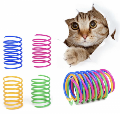 Іграшка для кота (кішки, кошеня) пружинка, набір 4 шт, KR-12196-1