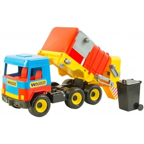 Дитяча іграшка машинка сміттєвоз Middle truck 39224 Тигрес ( відео в описі)