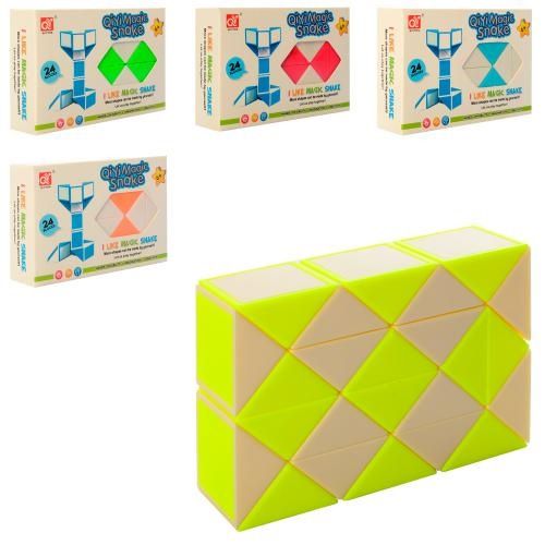 Дитяча іграшка головоломка антистрес змійка 24 блоки EQY560