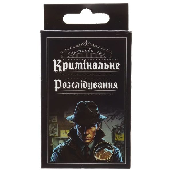 Настільна гра карткова (Вік 12+) Кримінальне розслідування розважальна українською мовою Strateg 30418
