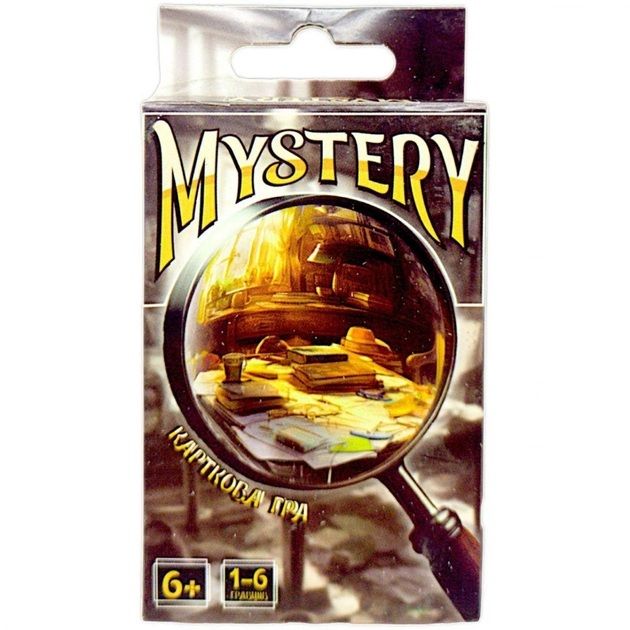 Настільна гра карткова (Вік 6+) Mystery розважальна українською мовою  Strateg 30393
