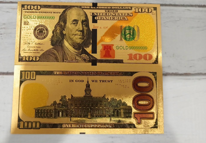 Сувенірна подарункова купюра банкнота (4012) new style