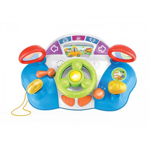 Дитяча іграшка кермо музичне HE0507 HUANGER світлові та звукові ефекти