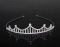 Діадема (тіара) корона колір срібро (silver), матеріал метал 48146 tiara