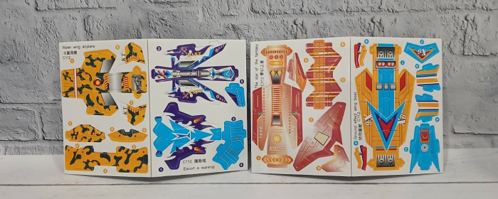 Дитяча іграшка 3D конструктор - пазли 4в1 серія космос space aircraft (10558KD.4540)