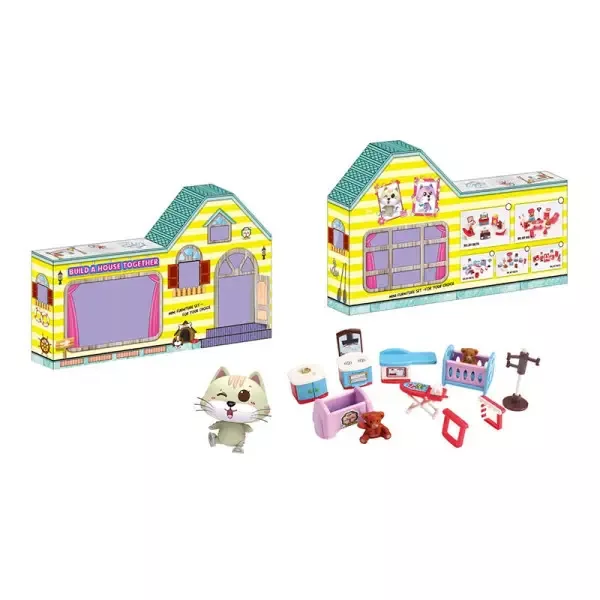 Дитяча іграшка аксесуари меблі для лялькового будиночка Нappy Family MR.MANX HY-067C