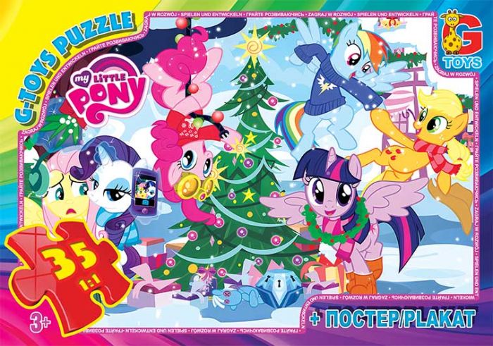 Пазли ТМ "G-Toys" із серії "My little PONY", 35 ел. MLP032