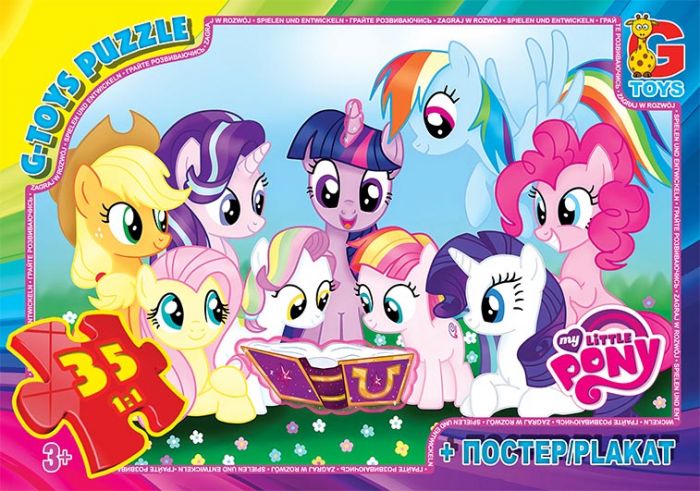 Пазли ТМ "G-Toys" із серії "My little PONY", 35 ел. MLP033