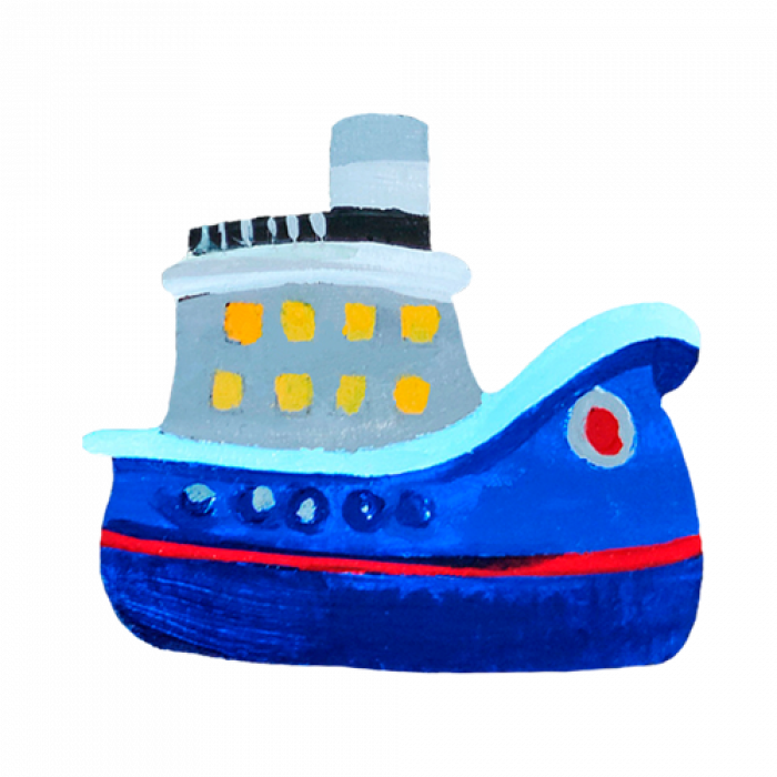 Дитяча іграшка набір для творчості розпис по дереву РД-010 Магніти-мрія моряка ТМ Умняшка ( відео в описі)